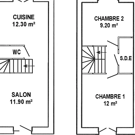 Сasa de vacaciones Face A La Avec Terrasse Privative, Confort Moderne, Wi-fi Gratuit A Saint-nazaire - Fr-1-306-1260 *