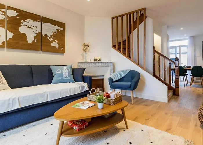 Casa de Férias Face à La Avec Terrasse Privative, Confort Moderne, Wi-fi Gratuit à Saint-nazaire - Fr-1-306-1260