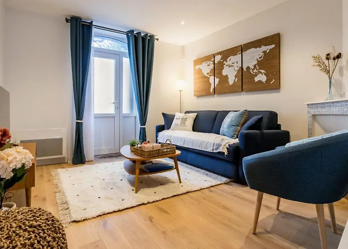 Casa de Férias Face à La Avec Terrasse Privative, Confort Moderne, Wi-fi Gratuit à Saint-nazaire - Fr-1-306-1260 *