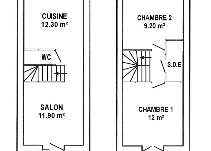 Casa de Férias Face à La Avec Terrasse Privative, Confort Moderne, Wi-fi Gratuit à Saint-nazaire - Fr-1-306-1260 *